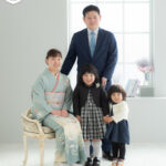 入学式の家族写真♬